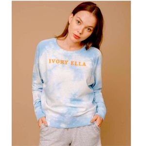 Ivory Ella Cloud Dye Sweatshirt Size Medium